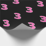 [ Thumbnail: Pink Stripes 3 Event # (Birthday, Anniversary) Wrapping Paper ]