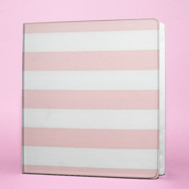 Pink Stripes 3 Ring Binder (Creator Uploaded)