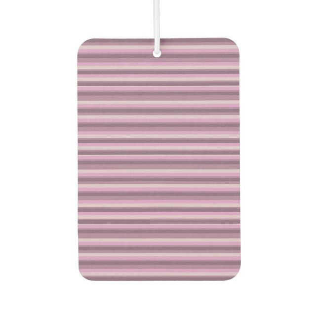 Pink stripes air freshener (Front)