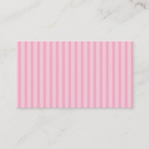 Pink Stripes Business Card Template