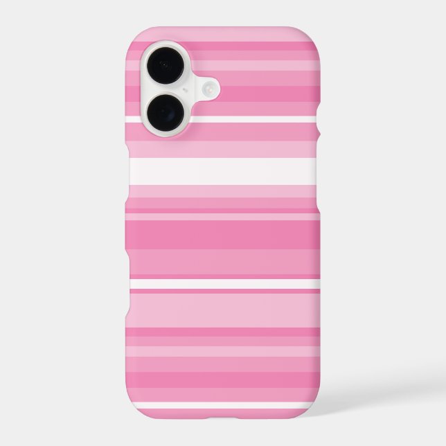 Pink stripes Case-Mate iPhone case (Back)