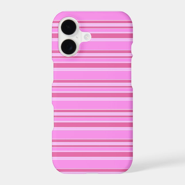 Pink stripes Case-Mate iPhone case (Back)