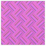 Pink stripes diagonal weave pattern fabric
