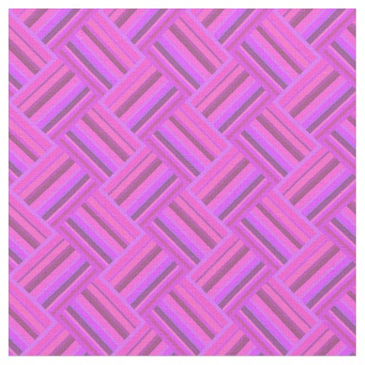 Pink stripes diagonal weave pattern fabric
