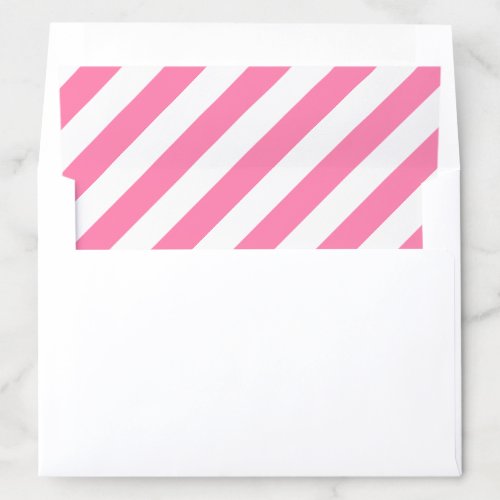 Pink Stripes Envelope Liner