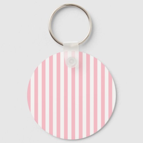 Pink Stripes Keychain