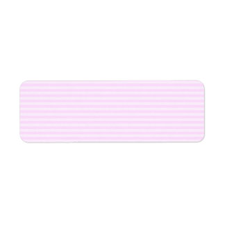 Pink Stripes. Label