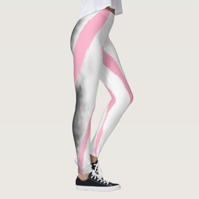 Pink Stripes Leggings (Right)