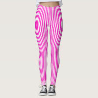 Pink Stripes Leggings