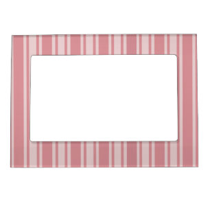 Pink Stripes Magnetic Frame