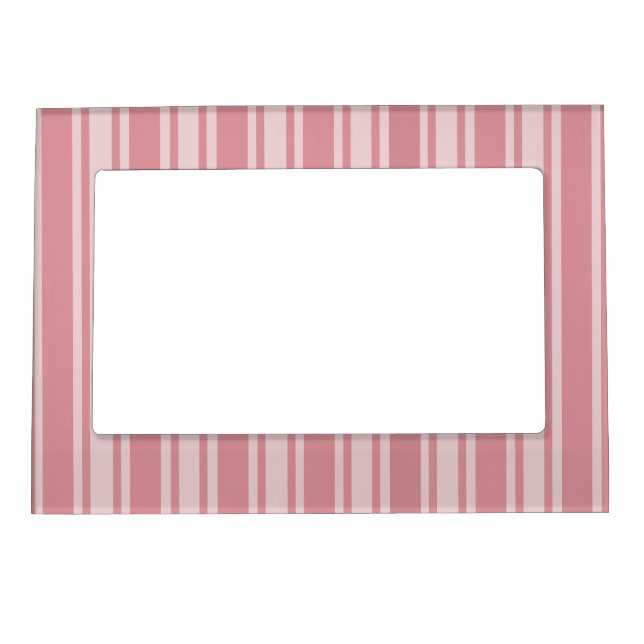 Pink Stripes Magnetic Frame (Front)
