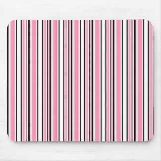 Pink Stripes Mouse Pad