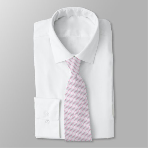 Pink Stripes Neck Tie