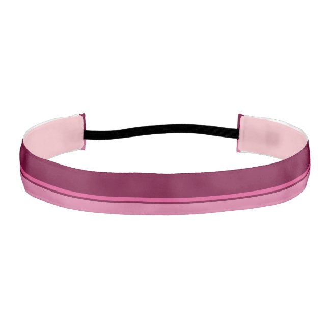 Pink Stripes Non-slip Headband (Front)