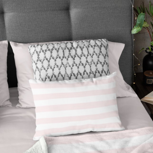 Pink Stripes Outdoor Pillow (Creator Uploaded)