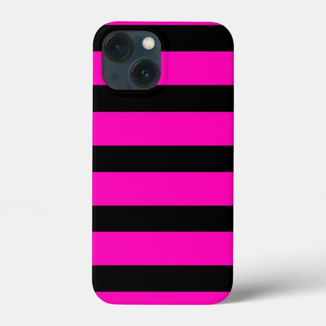 Pink stripes pattern Case-Mate iPhone case (Back)