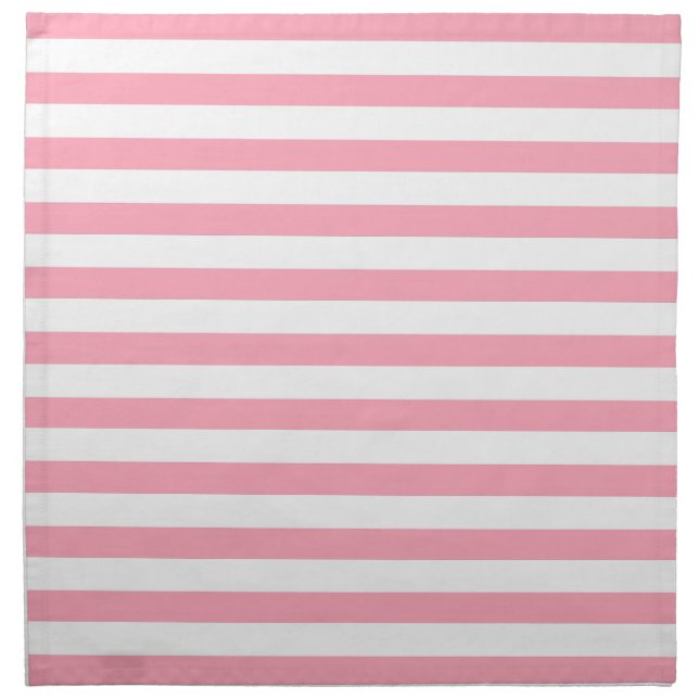 Pink Stripes Pattern Napkin (Front)