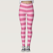 pink stripes pattern tights
