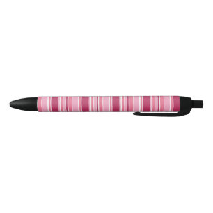 Pink stripes pen