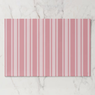Pink Stripes Placemat Paper Pad