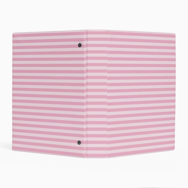 Pink Stripes Seamless Pattern Mini Binder (Background)