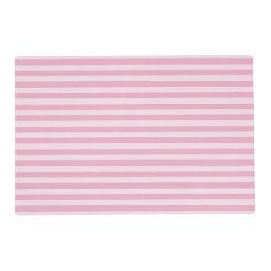 Pink Stripes Seamless Pattern Placemat