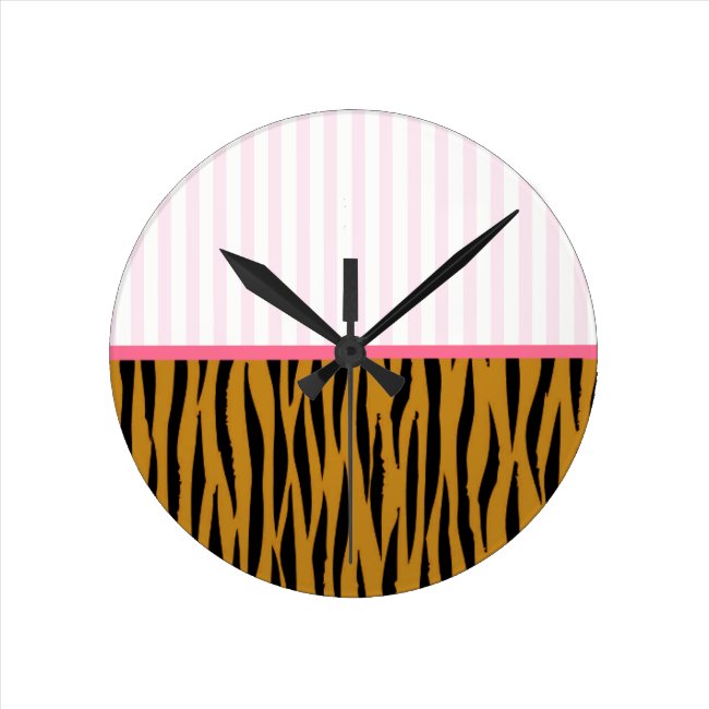 Pink Stripes & Tigerprint