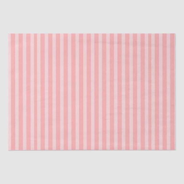 Pink Stripes Tissue Paper (Front)