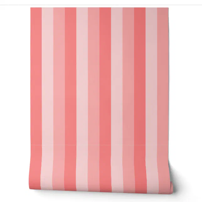 Pink Stripes Wallpaper | Zazzle