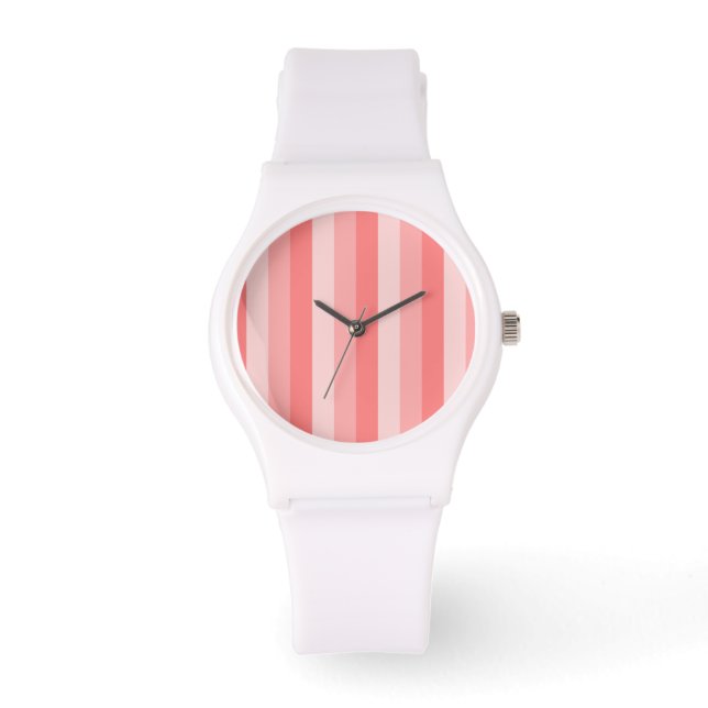 Pink Stripes Watch (Front)