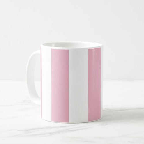 Pink Stripes White Stripes Striped Pattern Coffee Mug