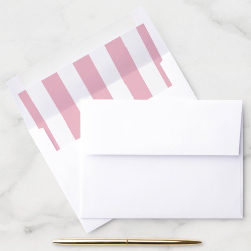 Pink Stripes White Stripes Striped Pattern Envelope Liner