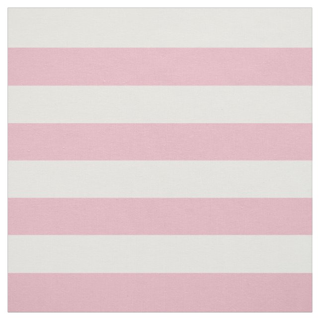 Pink Stripes, White Stripes, Striped Pattern Fabric (Swatch)