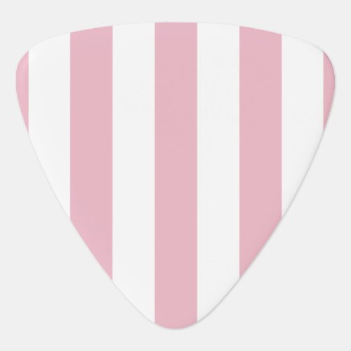 Pink Stripes White Stripes Striped Pattern Guitar Pick