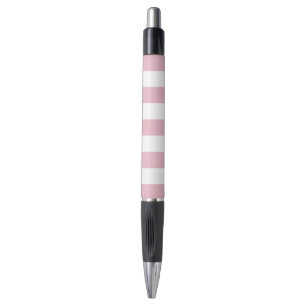 Pink Stripes, White Stripes, Striped Pattern Pen