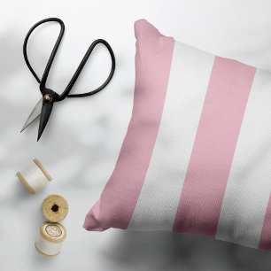 Pink Stripes, White Stripes, Striped Pattern Pet Bed