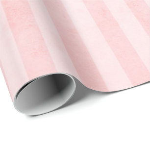 Pink Stripes Wrapping Paper