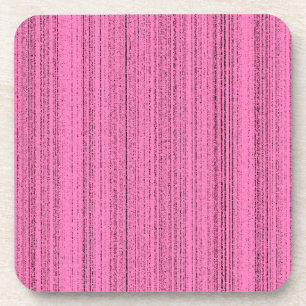Pink Strips Coaster