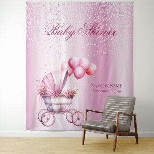 Pink Stroller Backdrop