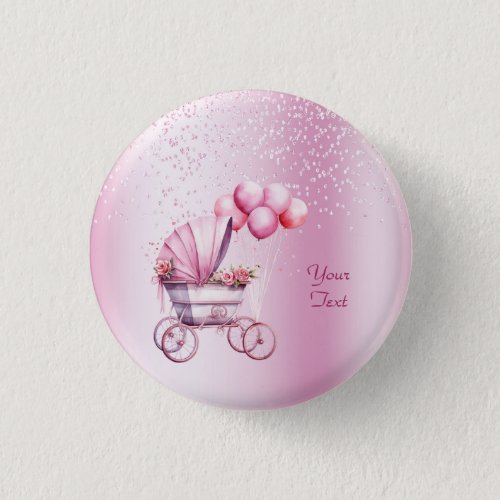 Pink Stroller Button