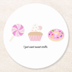 Pink stuffs coaster