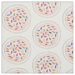 Pink Sugar Cookie Sprinkles Strawberry Frosting Fabric