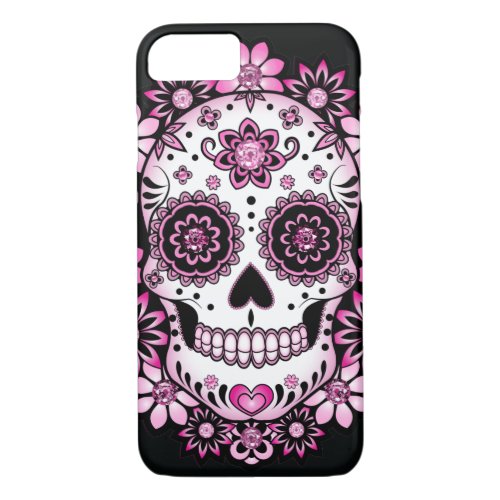 Pink Sugar Skull iPhone 87 Case
