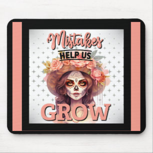 Pink Sugar Skull Delights Mouse Pad