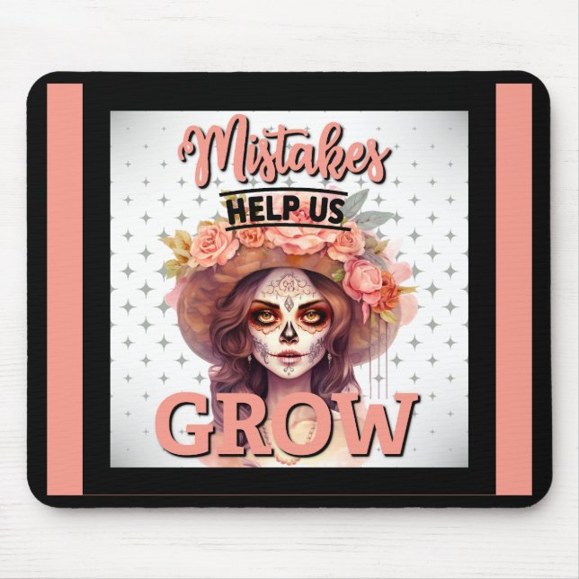 Pink Sugar Skull Delights Mouse Pad (Front)