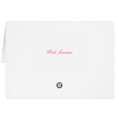 Pink Summer Cards (Back Horizontal)