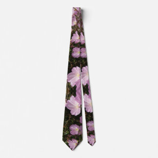 Pink Summer Flowers Photo  Tie
