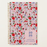 Pink Summer Fruit Berries Bridesmaid Personalized Planner<br><div class="desc">Embrace the charm of boho chic with our Boho Pink Summer Fruit Berries Personalized Planner. This enchanting planner features a delightful design of vibrant summer fruits and berries in playful pink hues, bringing a fresh and whimsical touch to your daily planning routine. Customize it with your name or initials for...</div>