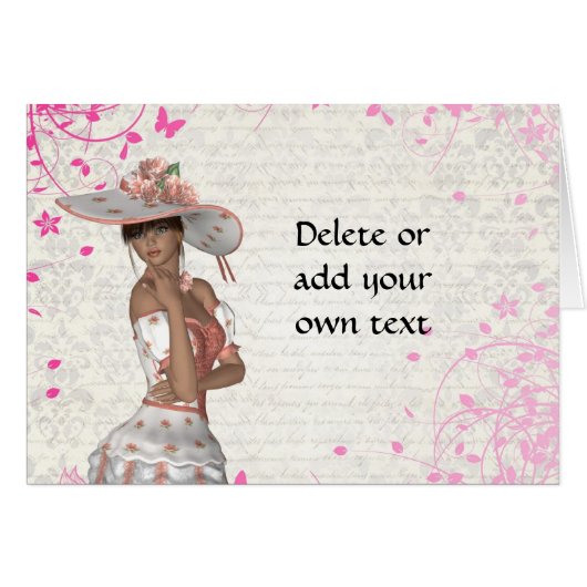 Pink summer girl (Front Horizontal)