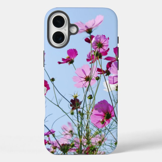 Pink Summer Meadow Photo Case-Mate iPhone Case (Back)